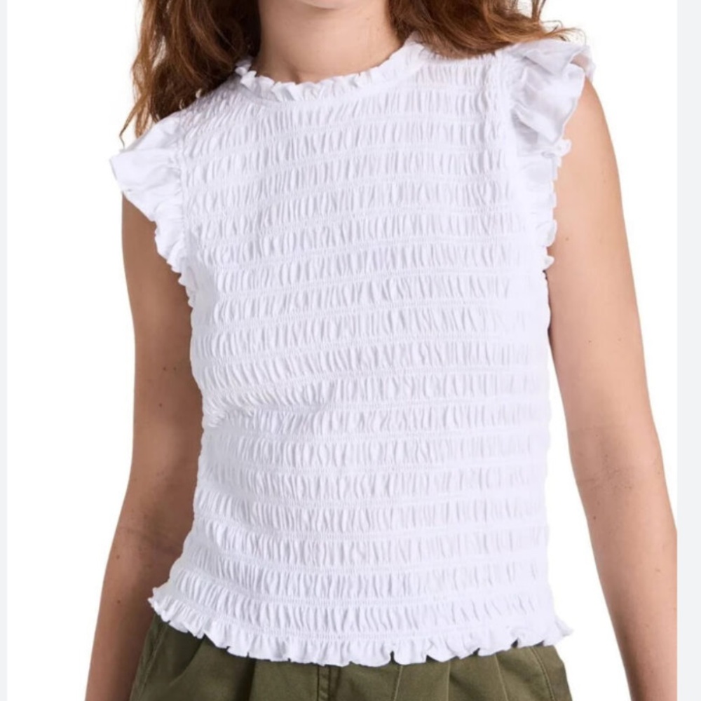 Veronica Beard Wyles Smocked Tank